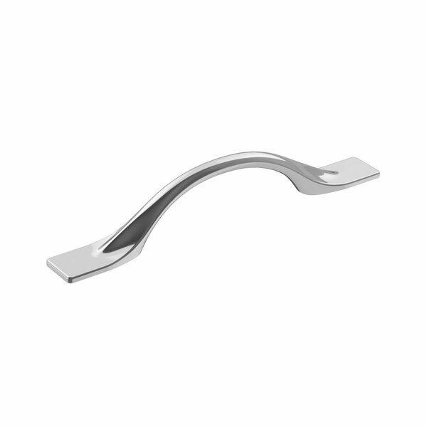 Amerock Uprise 3-3/4 in 96 mm Center-to-Center Polished Chrome Cabinet Pull BP3691726